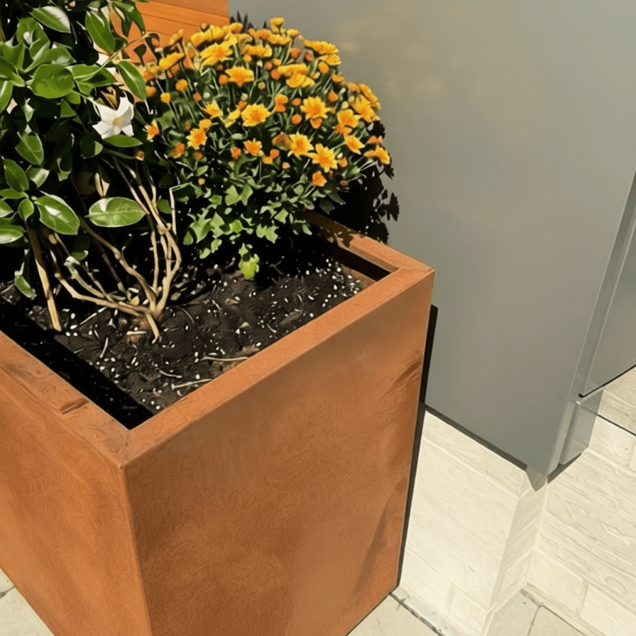 Jardinière rectangulaire minimaliste - Atelier Cortena