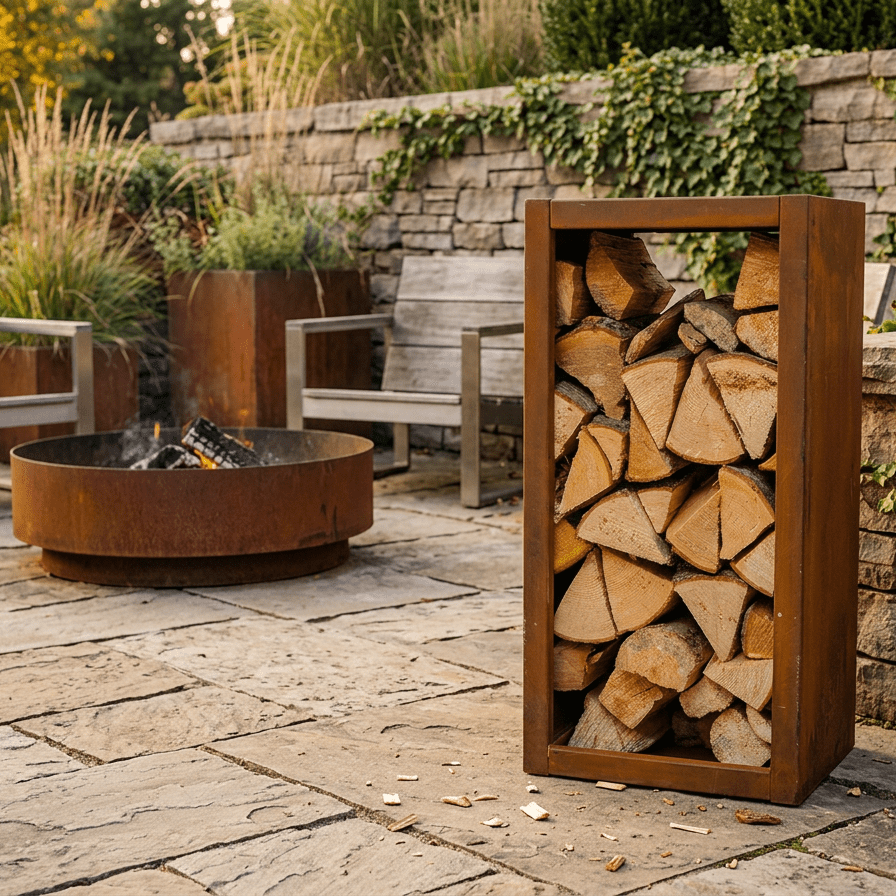 Porte - bûches Lund - Atelier Cortena
