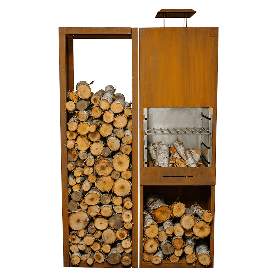 Porte-bûches Malmo - Atelier Cortena